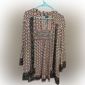 Purple duster, size medium